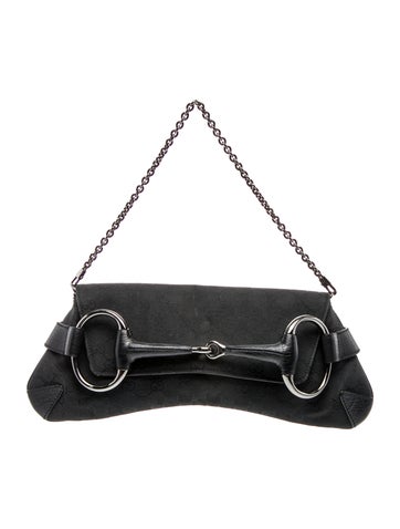 GG Canvas Horsebit Chain