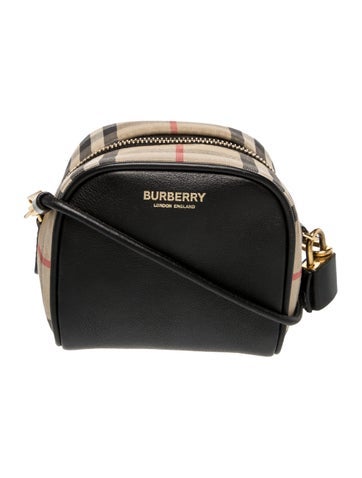 Vintage Check Half Cube Crossbody Small