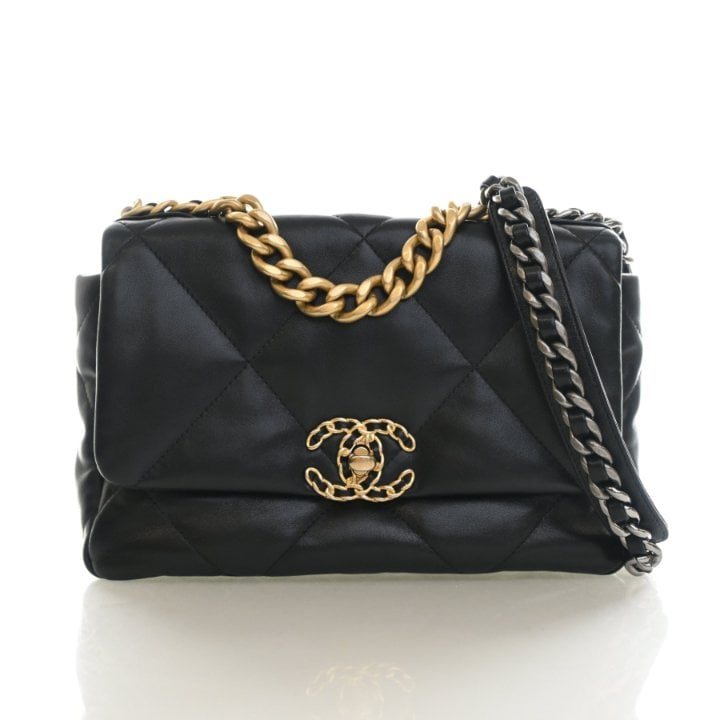 Chanel Small Lambskin 19 Flap Bag