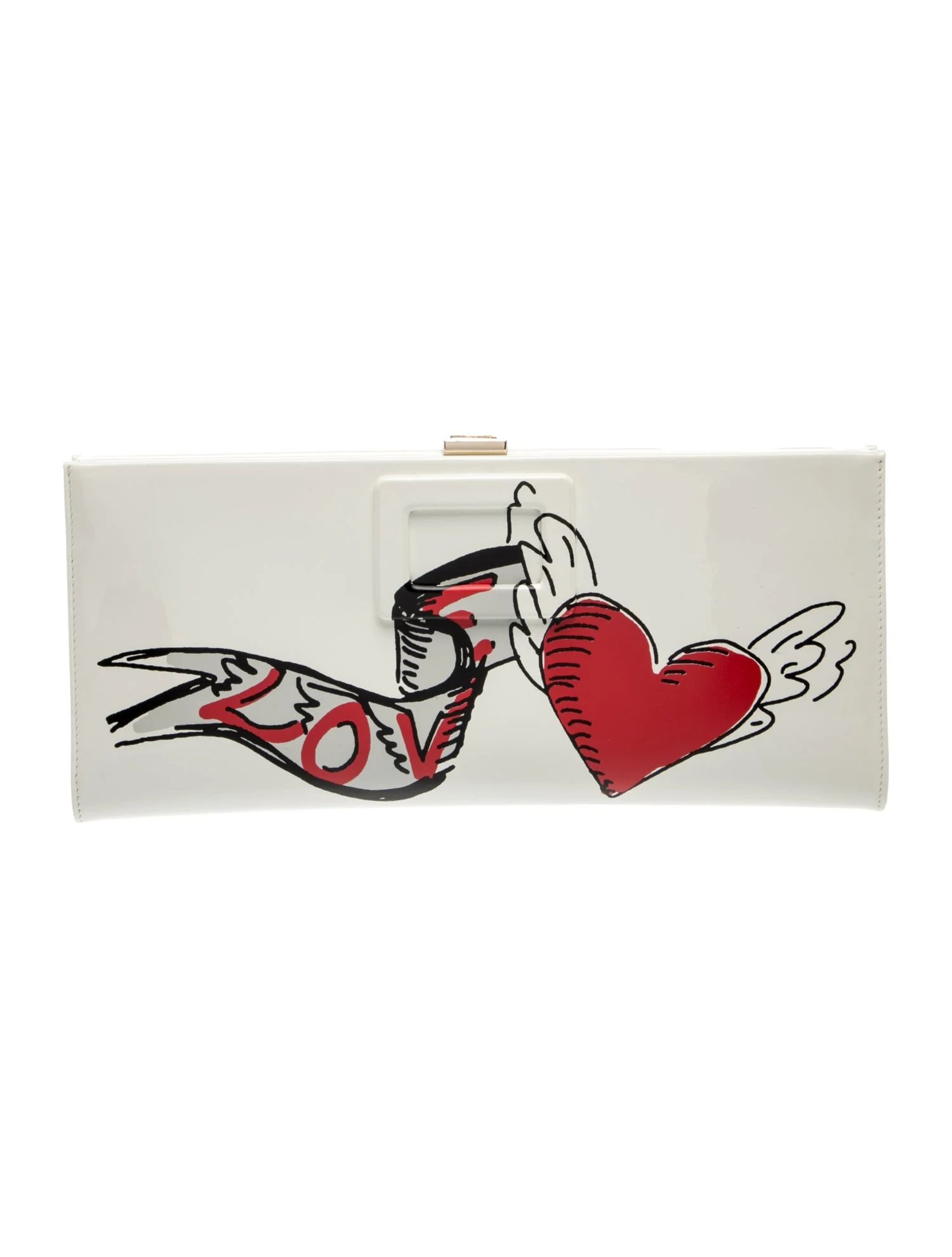 Roger Vivier Patent Leather Clutch