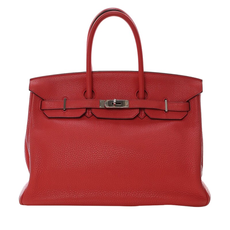 Hermes Rose Jaipur Clemence Birkin 35 Palladium Hardware, 2010