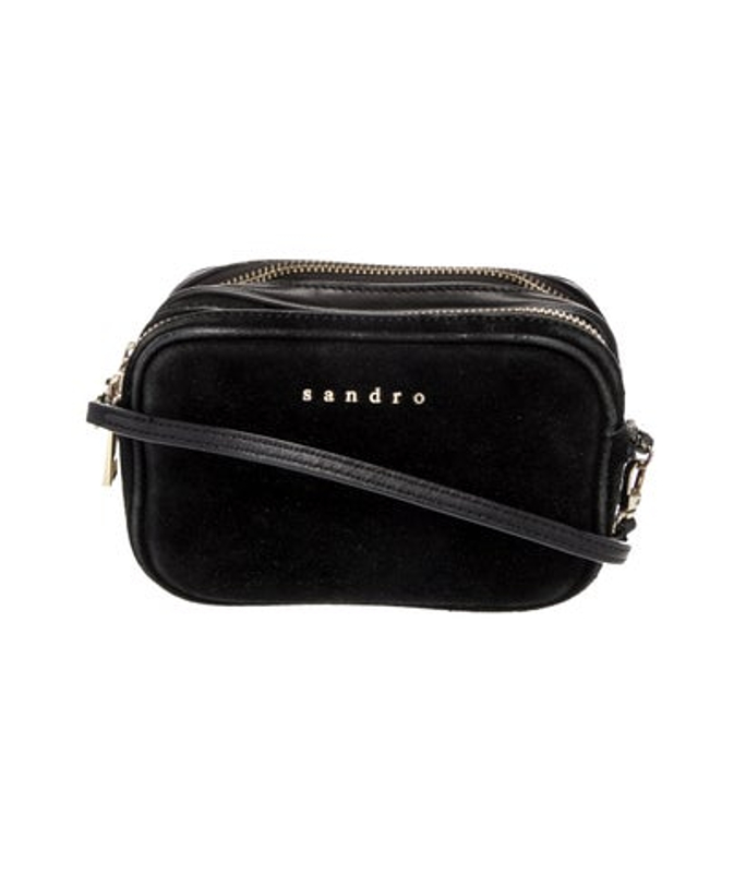 Sandro Suede Crossbody Bag
