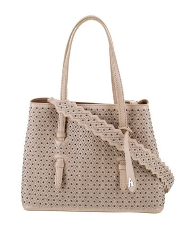 Alaia Leather Top Handle Bag