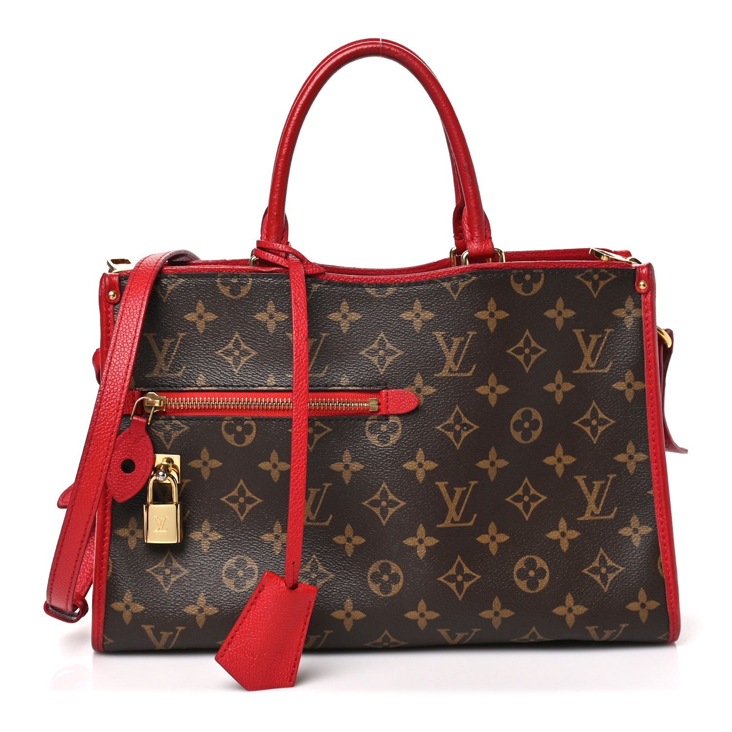 Louis Vuitton Monogram Popincourt PM Red