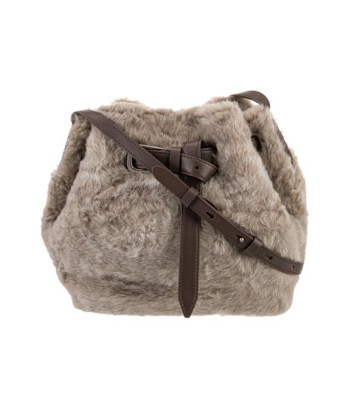 Brunello Cucinelli Cucinelli Fur Shoulder Bag