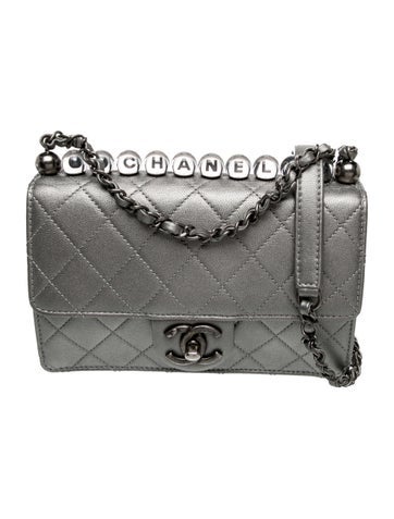 Chic Pearls Flap Bag