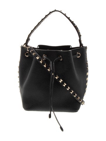 Valentino Rockstud Rockstud Small leather bucket bag Small