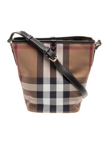 Giant Check Bucket Bag w/ Tags
