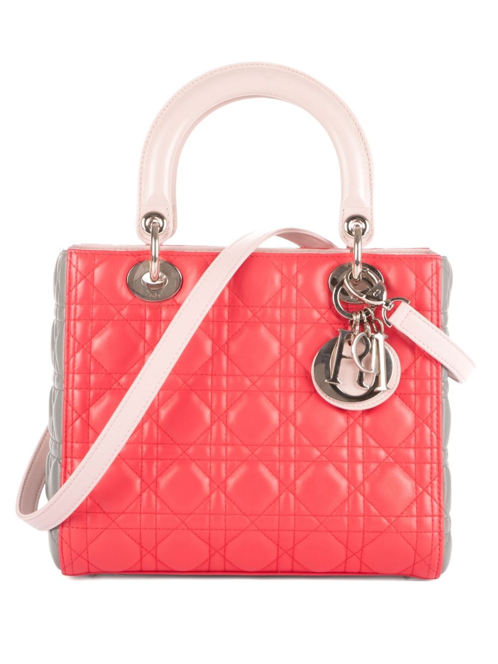 Cannage Lady Dior two-way handbag