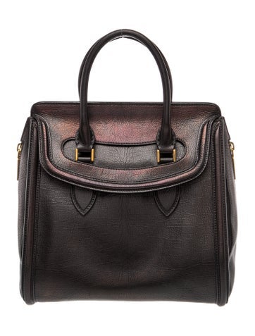 Leather Top Handle Bag