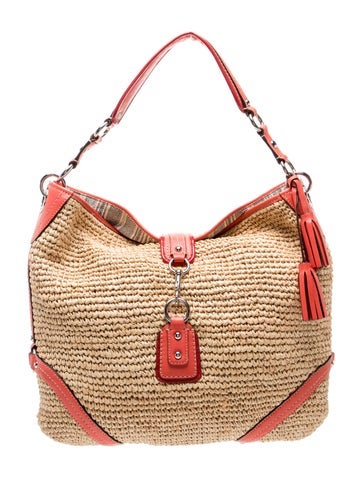 Straw Top Handle Bag