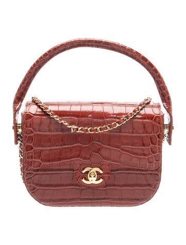 Embossed Turn Around Mini Flap Bag w/ Tags