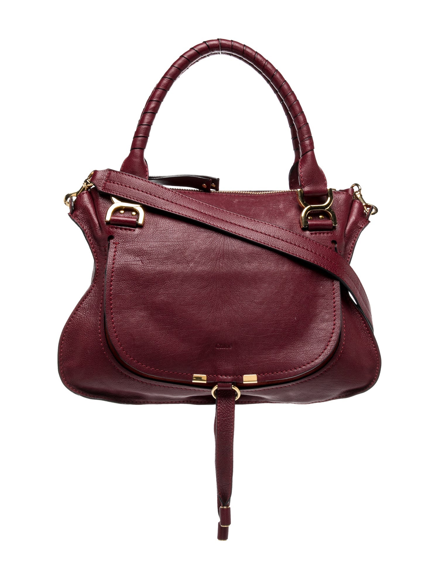 Leather Marcie Shoulder Bag Medium