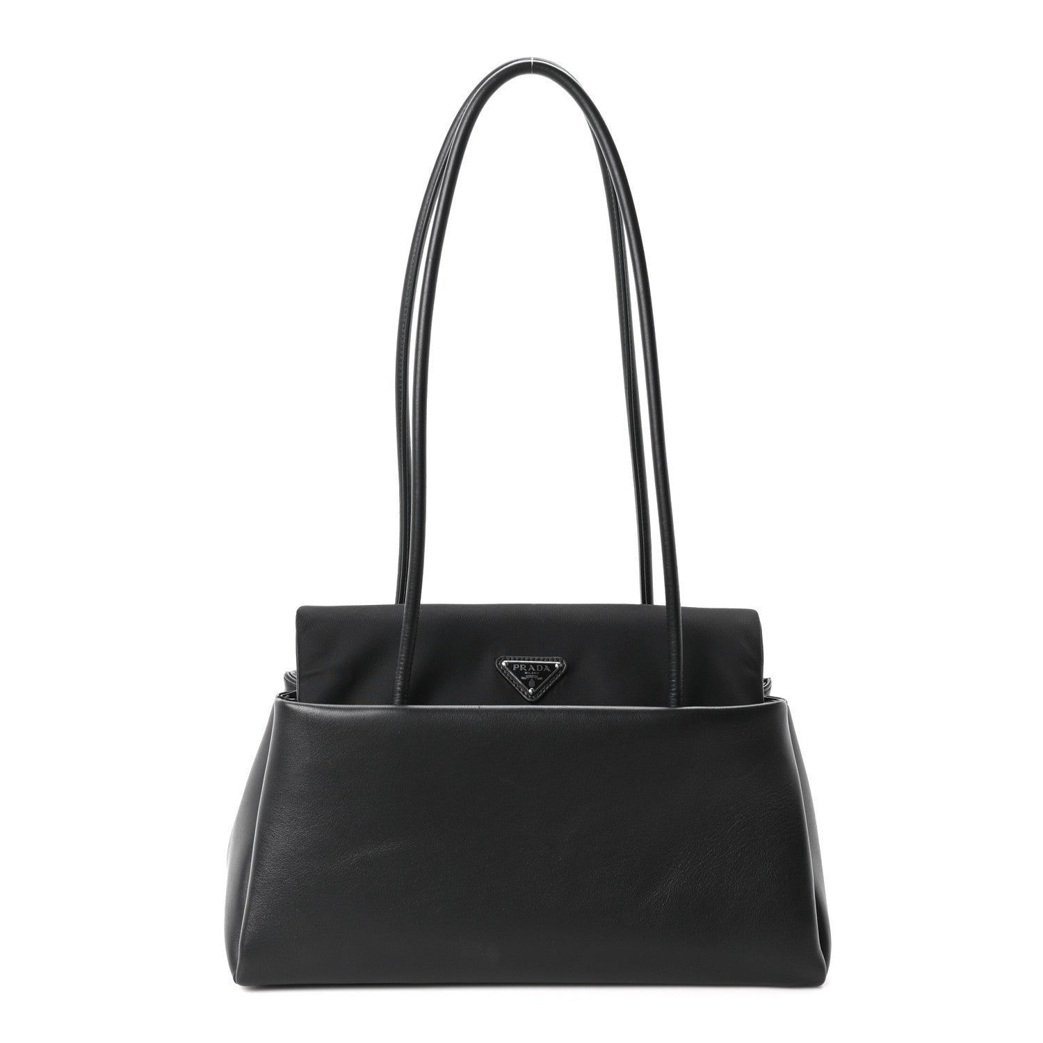 Prada Nappa Re-Nylon Medium Passage Bag Black