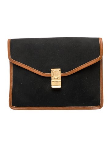 Canvas Clutch Pouch Vintage