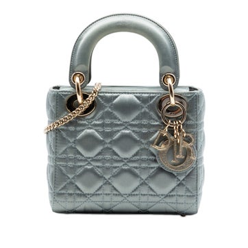 Satin Mini Satin Cannage Swarovski Crystal Lady Dior