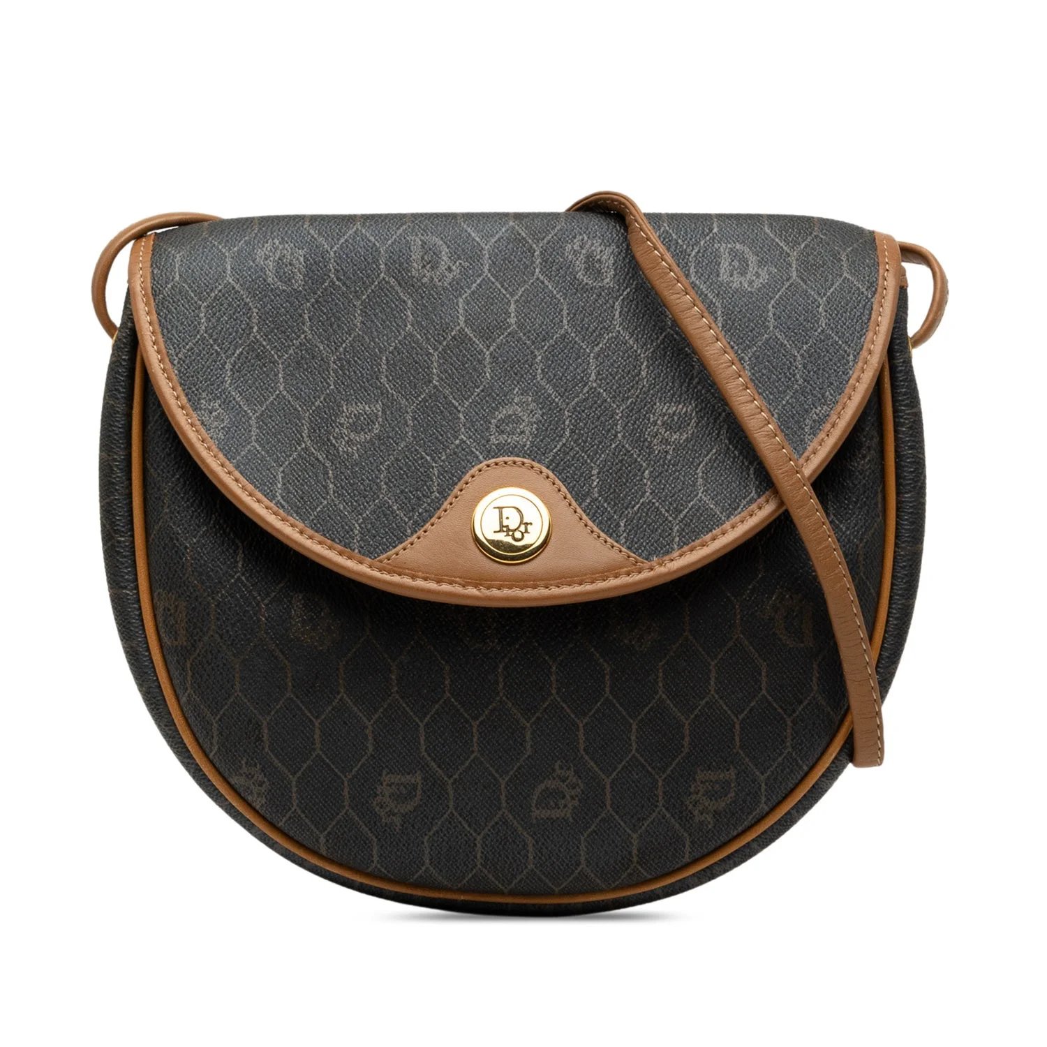 Honeycomb Coated Canvas Crossbody