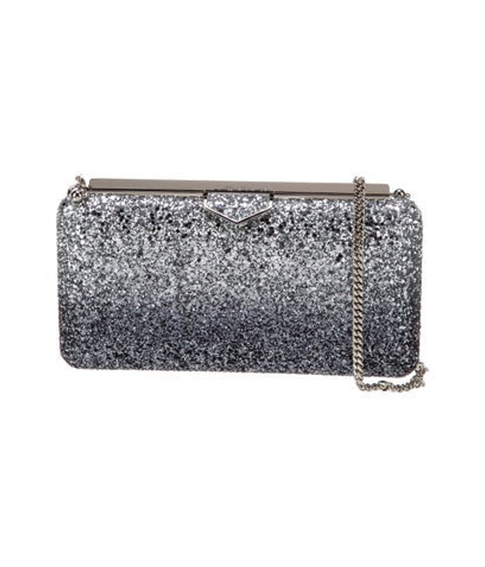 Jimmy Choo Choo Glitter Clutch