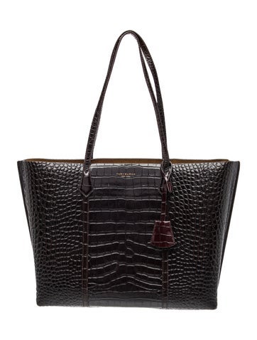 Embossed Leather Tote