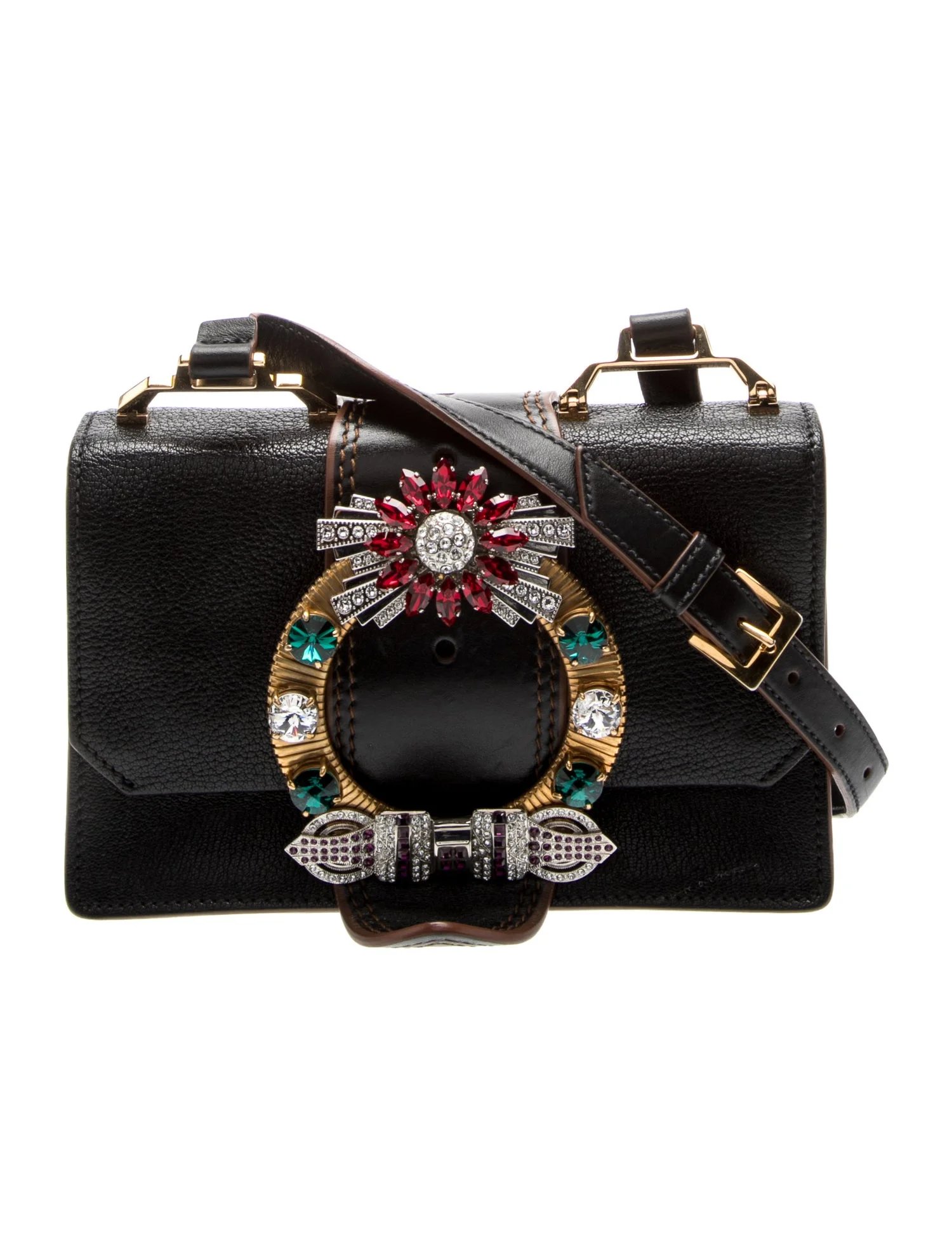 Miu Miu Leather Crossbody Bag