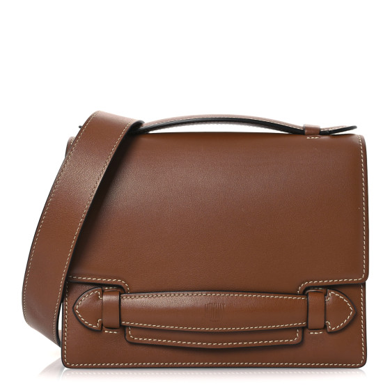 Moynat Dream Calfskin Malle PM Cognac