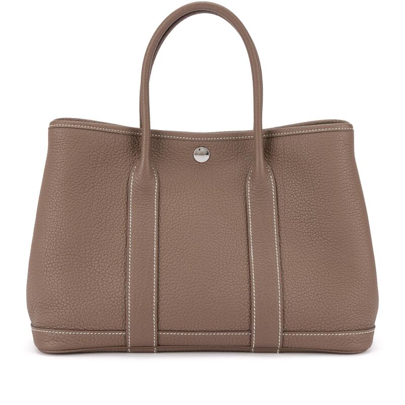 Hermes Etoupe Negonda Garden Party 30 Palladium Hardware, 2022