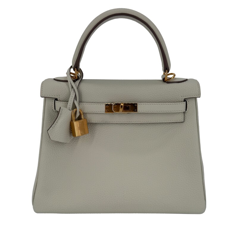 Hermes Mushroom Togo Retourne Kelly 25 Gold Hardware, 2023