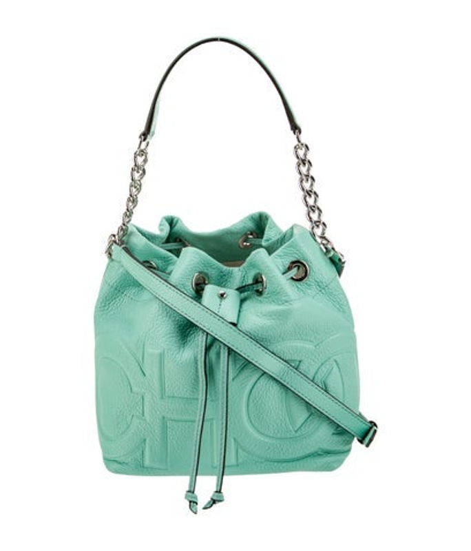 Jimmy Choo Choo Leather Bucket Bag
