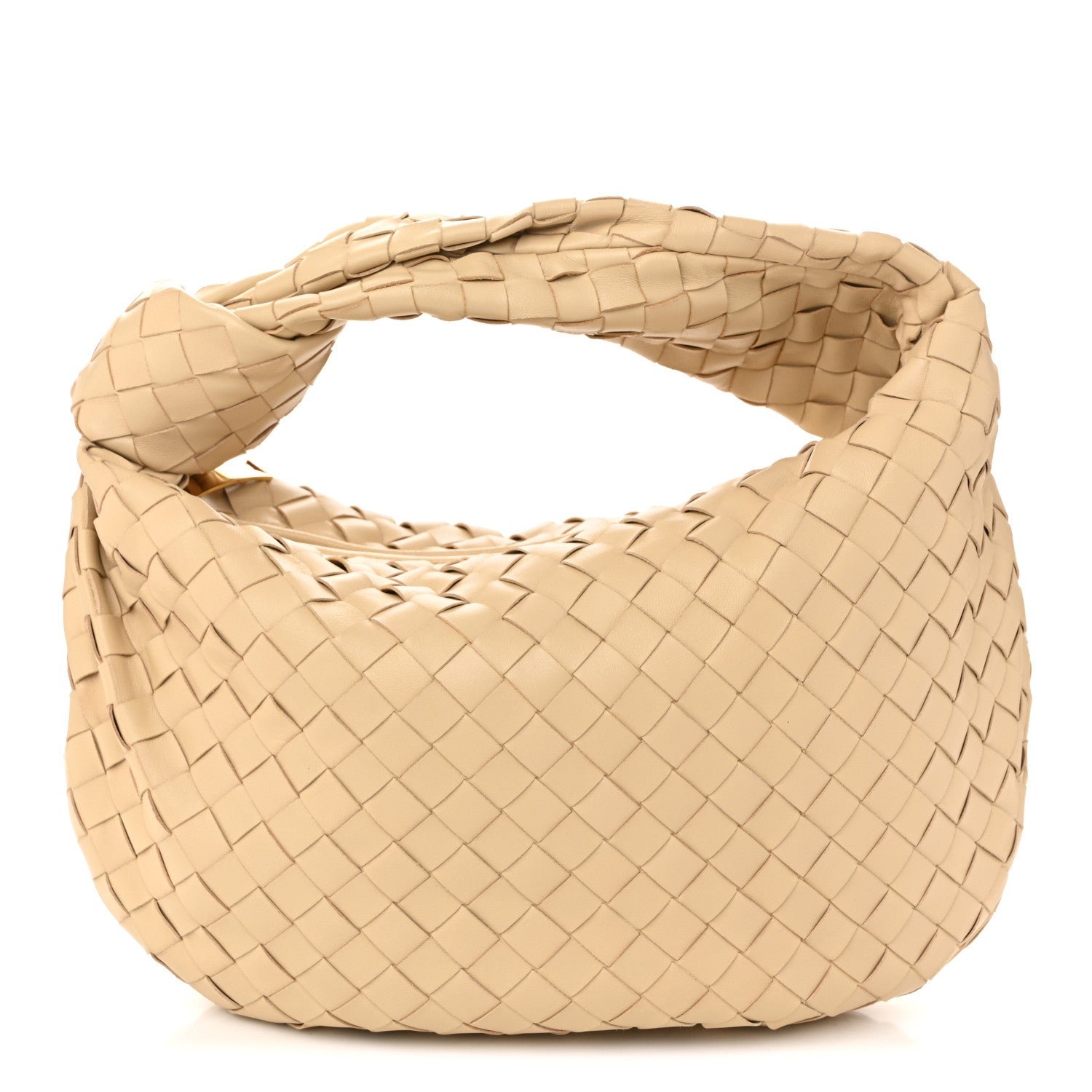 Bottega Veneta Nappa Intrecciato Teen Jodie Hobo Porridge