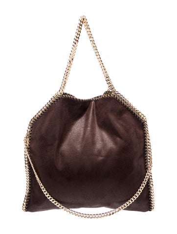 Stella McCartney Vegetarian Suede Shoulder Bag