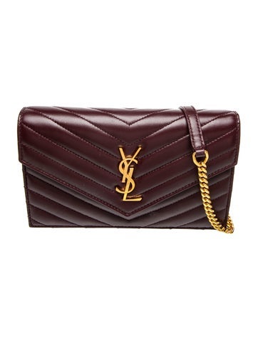 Chevron Cassandre Envelope Chain Wallet Mini