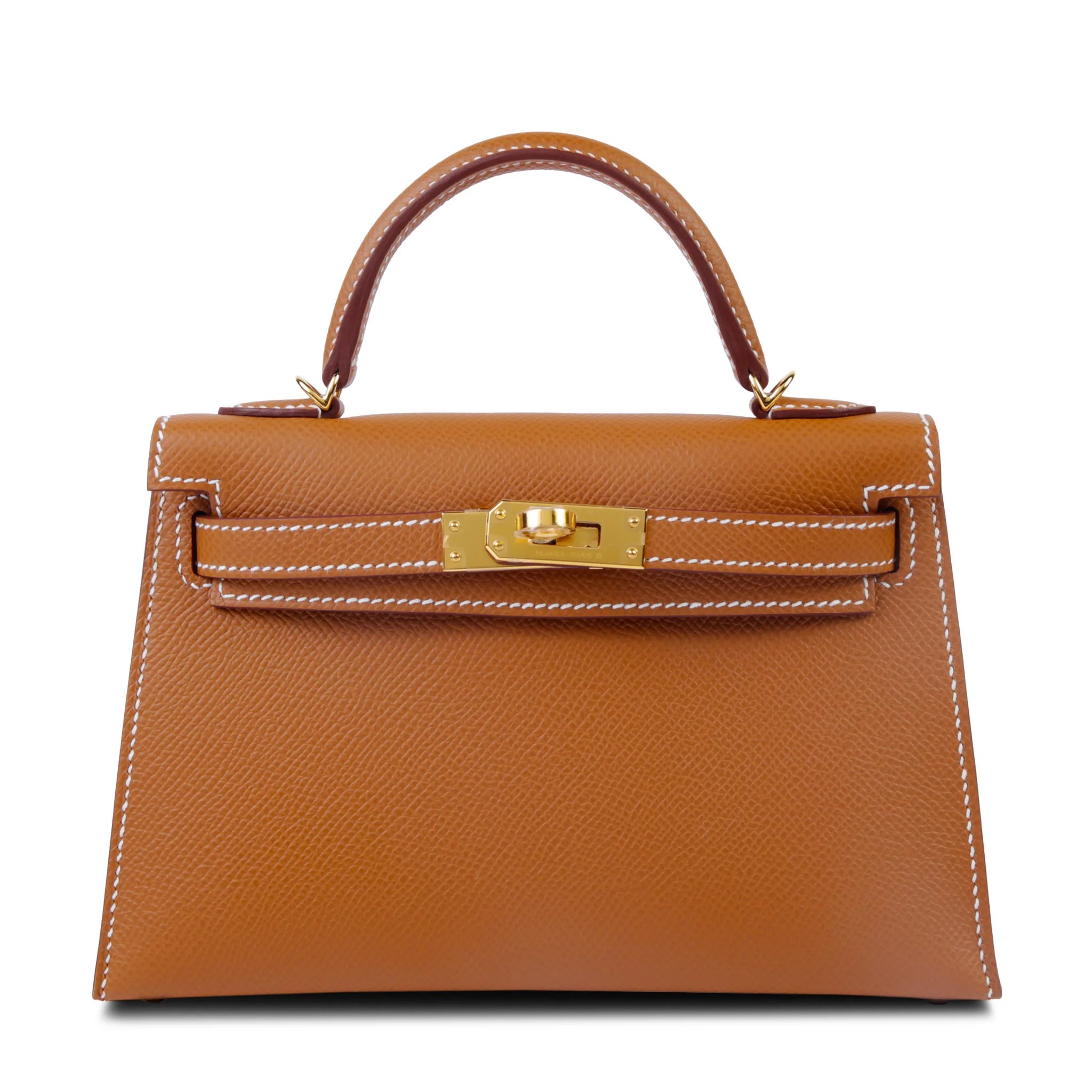 Hermes Mini Kelly II Gold (37) Epsom Gold hardware G (2026)
