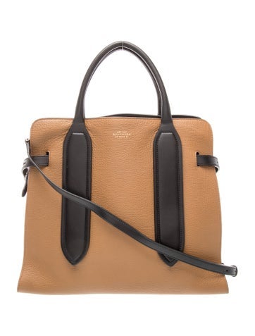 Leather Top Handle Bag