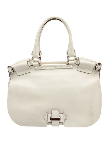 Leather Top Handle Bag