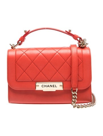 Small Label Click Flap Bag