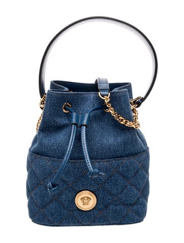 Denim Bucket Bag