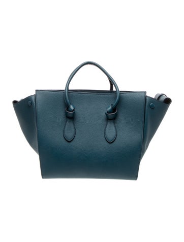 Leather Tie Tote Small