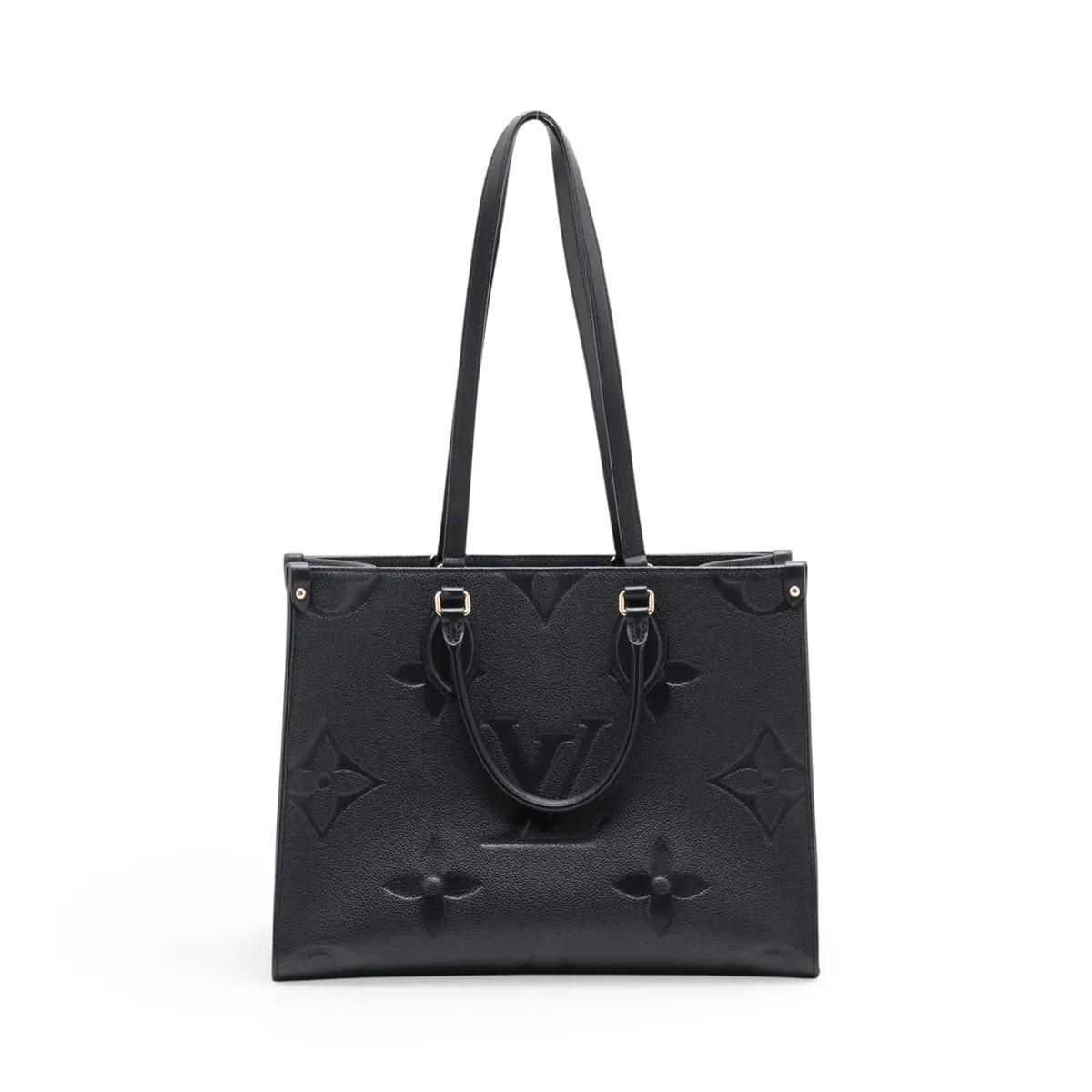 Louis Vuitton monogram empreinte On the Go MM M45595 Black