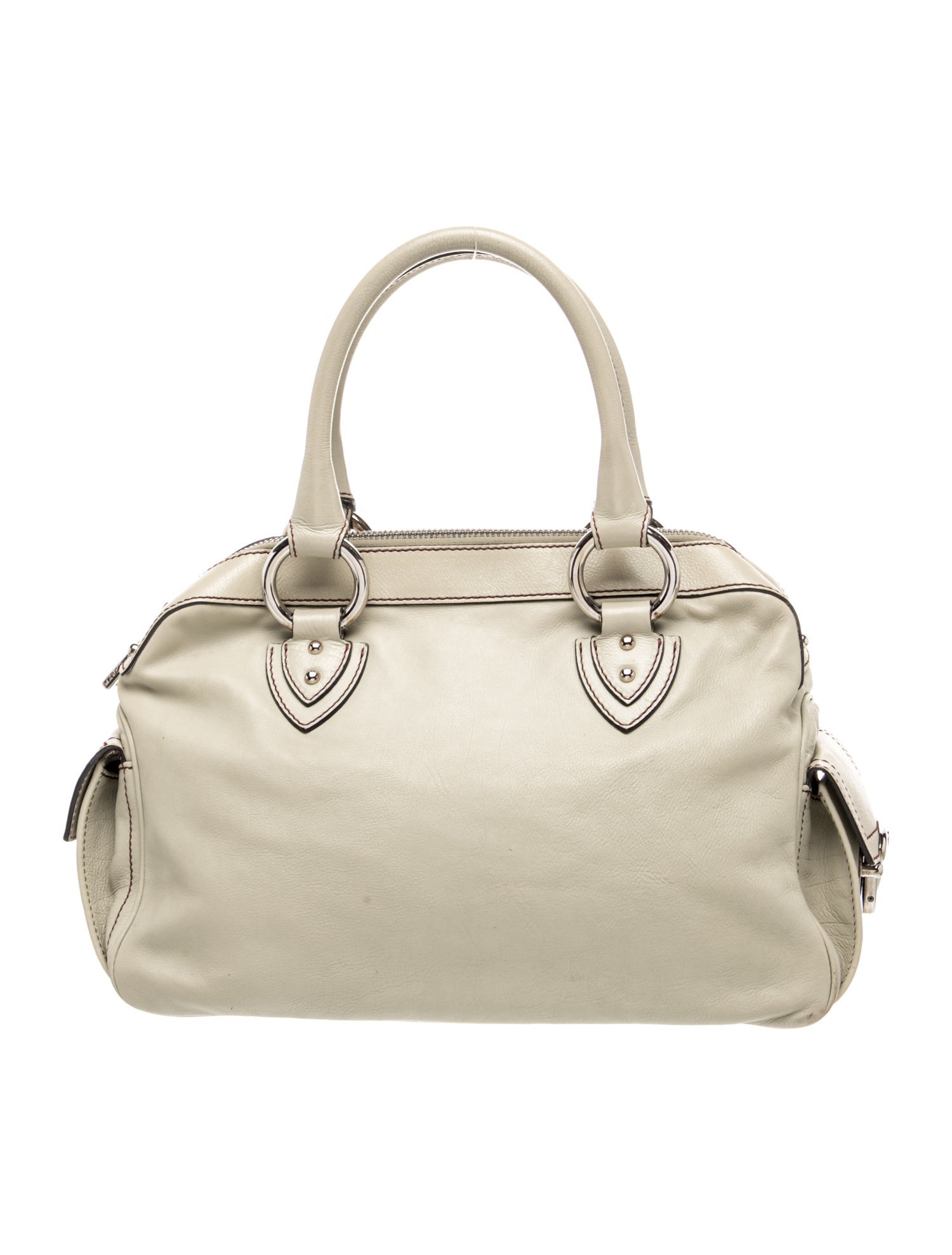Leather Top Handle Bag