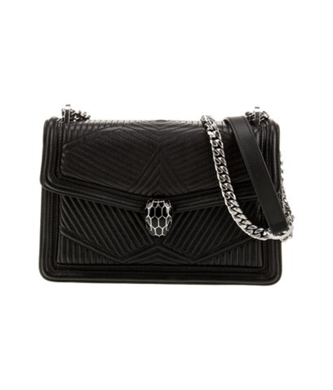 Bvlgari Leather Shoulder Bag