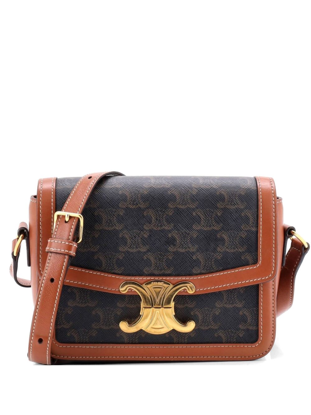 Triomphe Triomphe Coated Canvas Teen shoulder bag