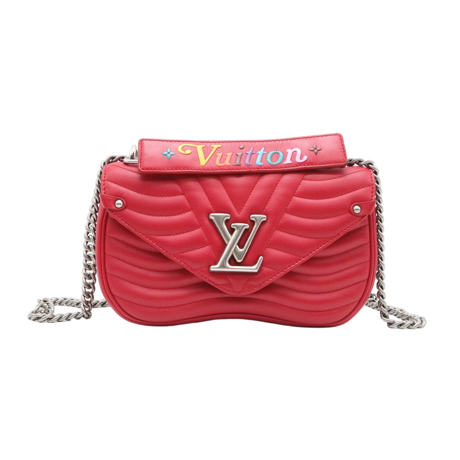 Taurillon Leather New Wave Chain Bag MM
