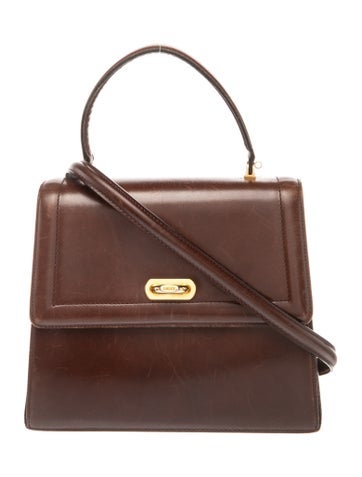 Leather Top Handle Bag