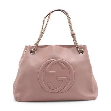 Calfskin Soho Chain Shoulder Bag