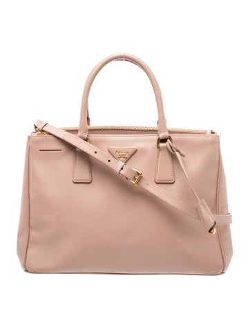 Prada Saffiano Leather Galleria Double Zip