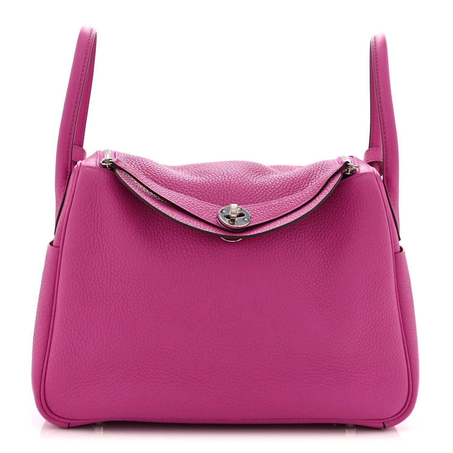 Hermes Taurillon Clemence Lindy 30 Magnolia