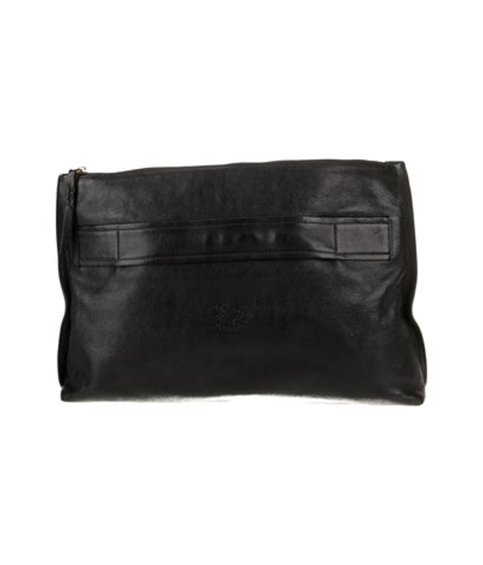 Il Bisonte Bisonte Leather Clutch