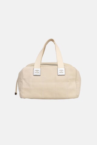 2003 LAX Square Quilted Bowler Bag