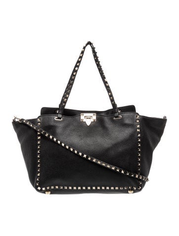 Rockstud Top Handle Bag