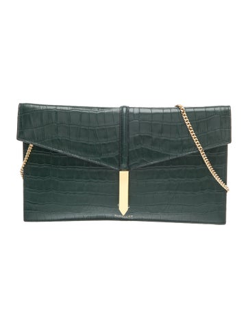 Embossed Leather Shoulder Bag